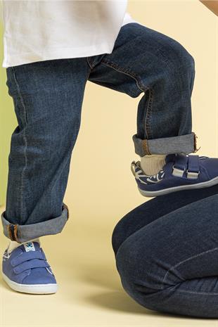 Smart Walker Canvas Play Eco Menekşe Barefoot Çocuk Ayakkabı