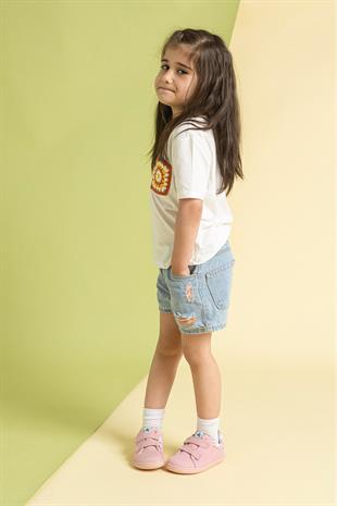 Smart Walker Canvas Play Eco Pembe Barefoot Çocuk Ayakkabı