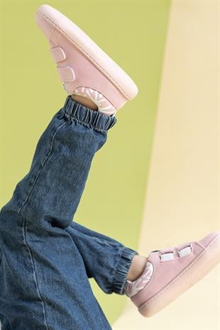 Smart Walker Canvas Play Eco Pembe Barefoot Çocuk Ayakkabı