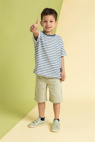 Smart Walker Canvas Play Eco Su Yeşili Barefoot Çocuk Ayakkabı