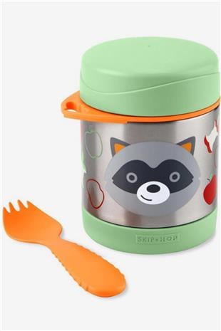 Skip Hop Zoo Paslanmaz Çelik Termos Rakun