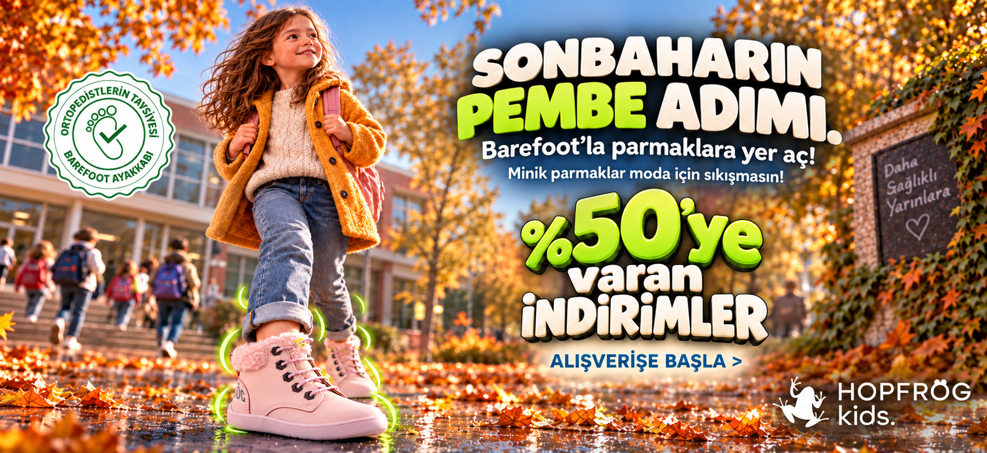 YENİ GÜN YENİ KEŞİFLER BAREFOOT'LA PARMAKLARA YER AÇ.
