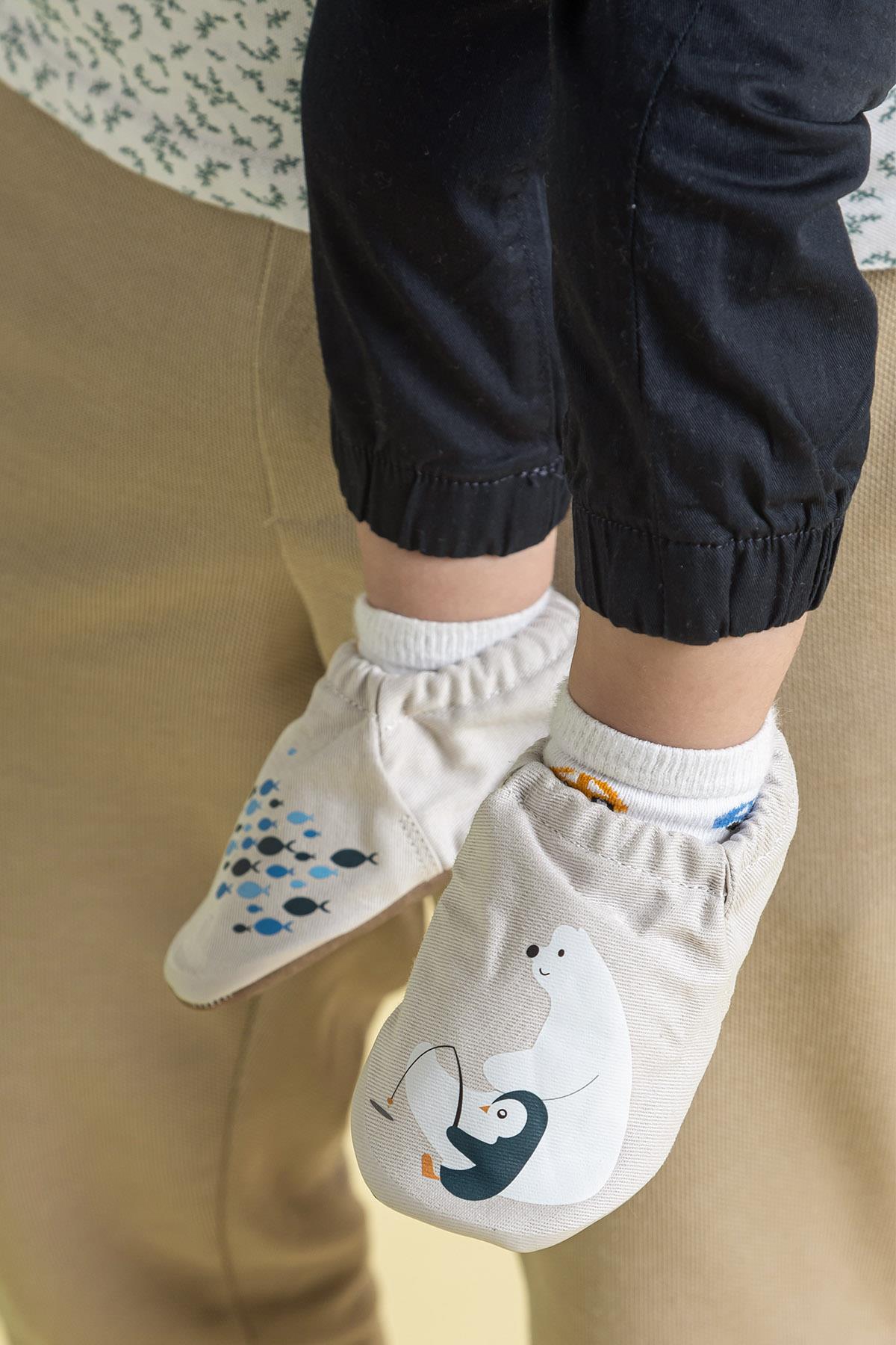 Friendly Hyper Pastel Sarı Barefoot Akıllı Patik - Görsel 5