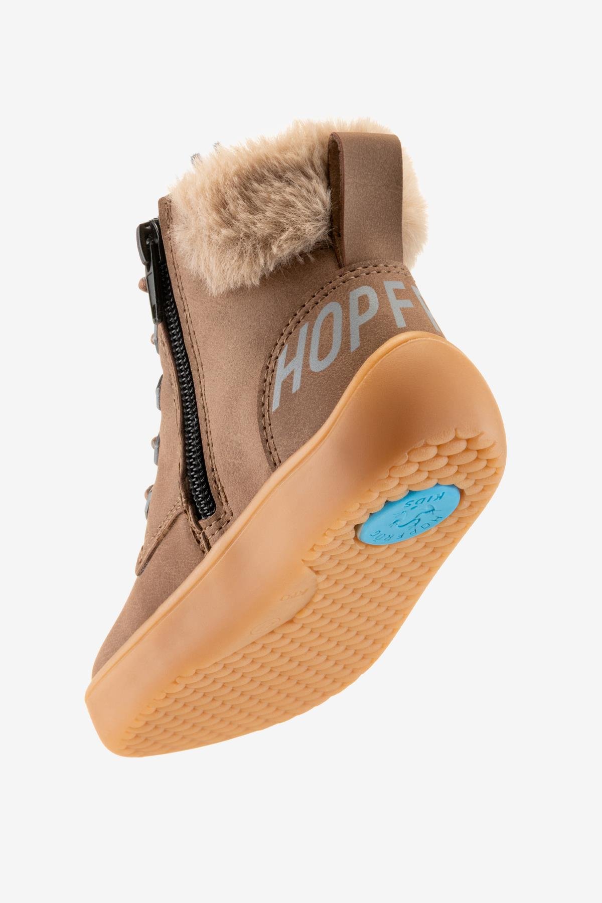 Furry Boots Kahverengi Meşe Barefoot Çocuk Botu - Görsel 9