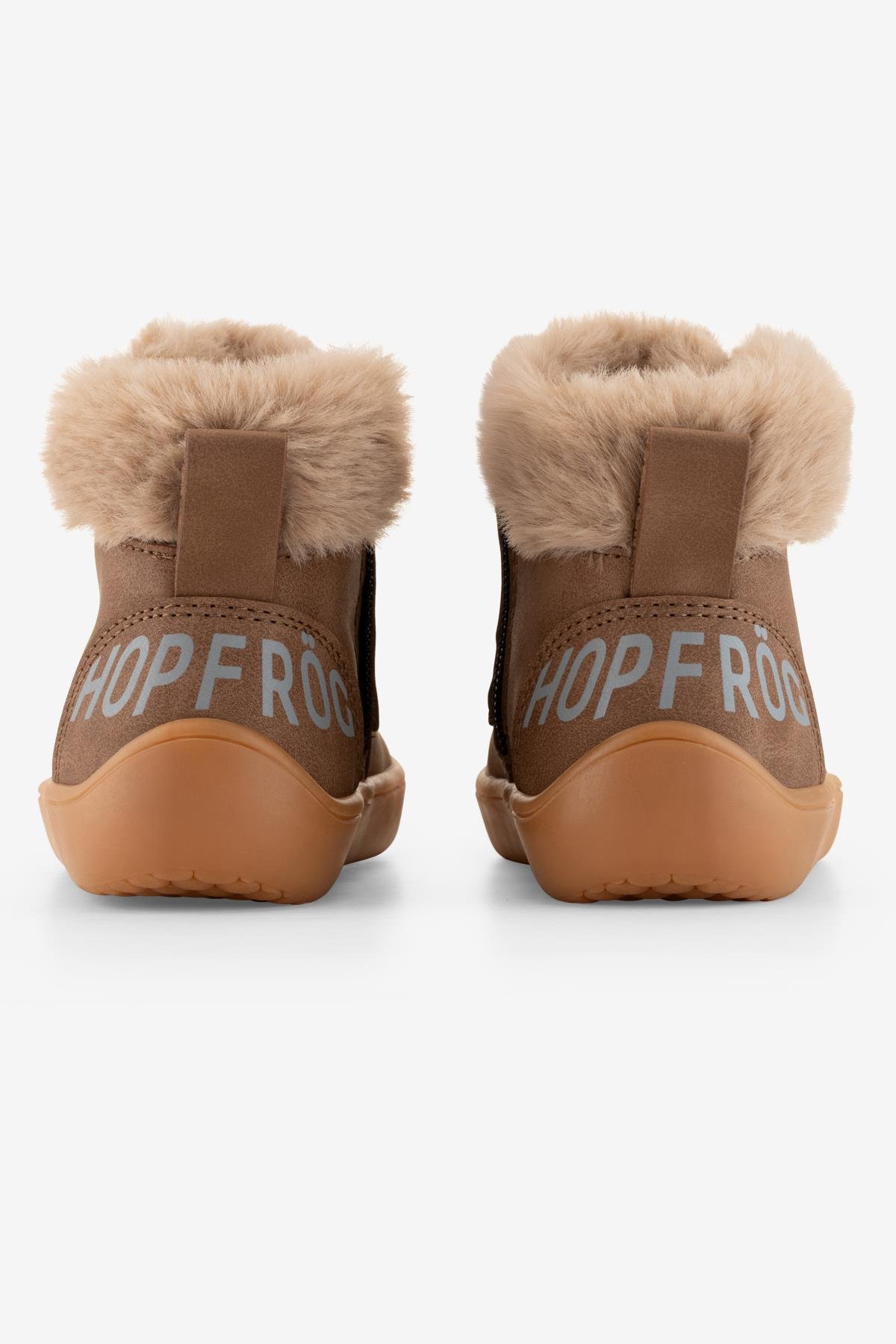 Furry Boots Kahverengi Meşe Barefoot Çocuk Botu - Görsel 8