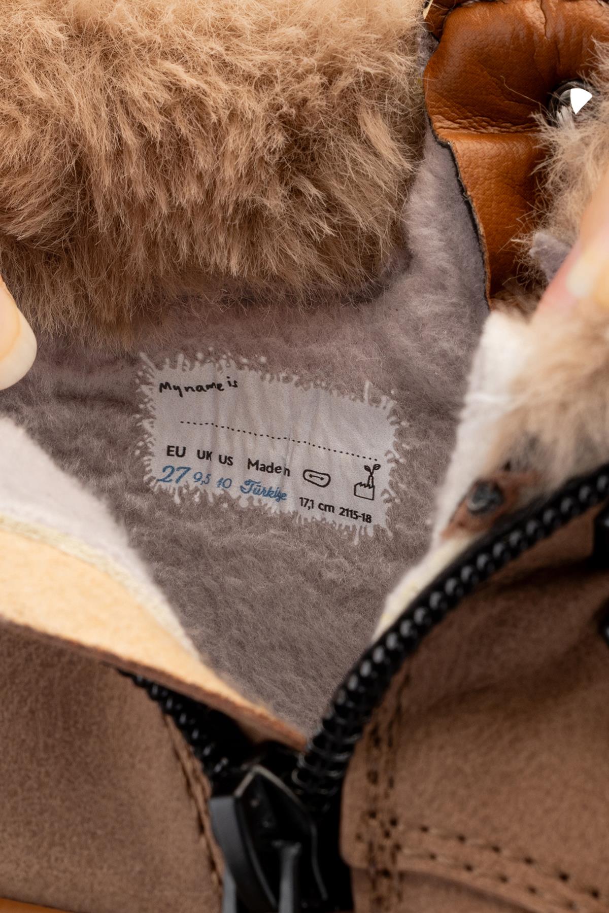 Furry Boots Pembe Lotus Barefoot Çocuk Botu - Görsel 11