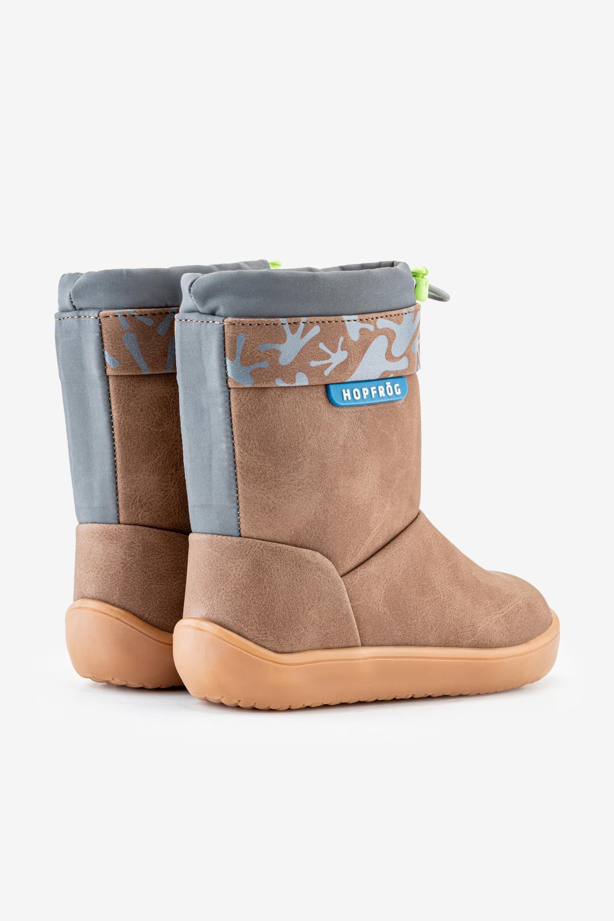 Rain Boots Kahverengi Meşe Suya ve Soğuğa Dayanıklı Barefoot Çocuk Botu - Görsel 2