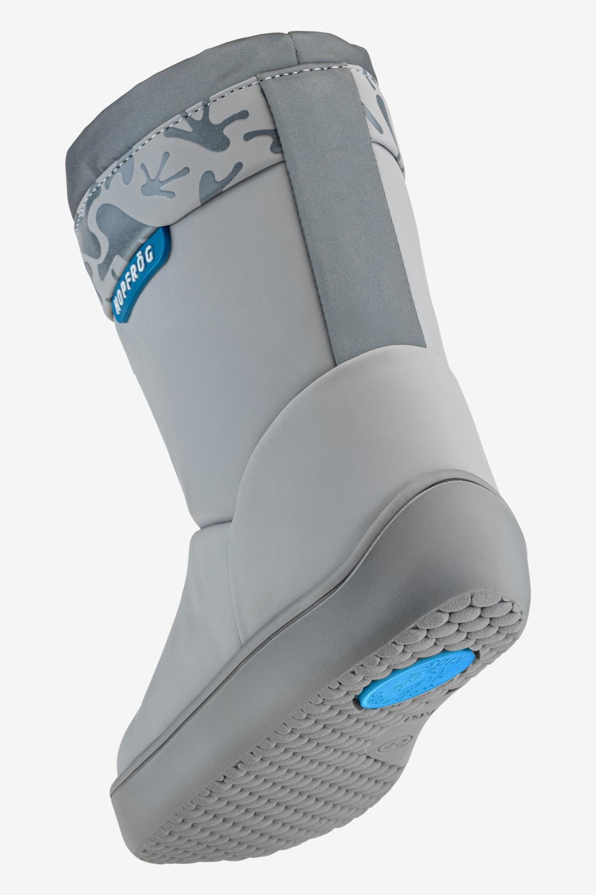 Rain Boots Süper Mat Havalı Gri Suya ve Soğuğa Dayanıklı Barefoot Çocuk Botu - Görsel 9