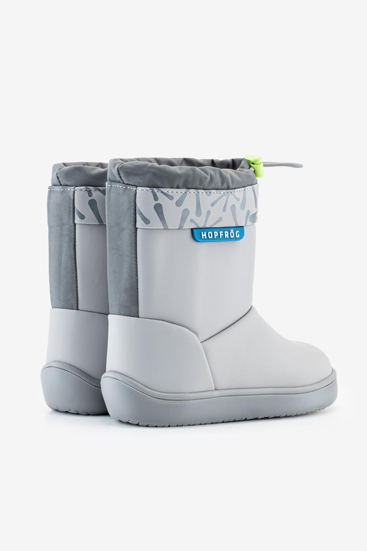 Rain Boots Süper Mat Havalı Gri Suya ve Soğuğa Dayanıklı Barefoot Çocuk Botu - Görsel 2