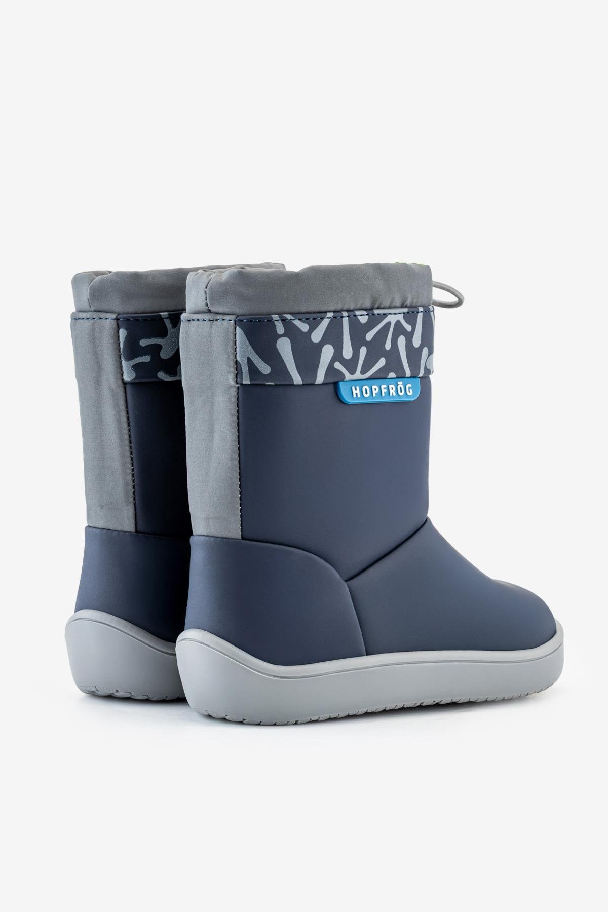 Rain Boots Süper Mat Lacivert Suya ve Soğuğa Dayanıklı Barefoot Çocuk Botu - Görsel 2