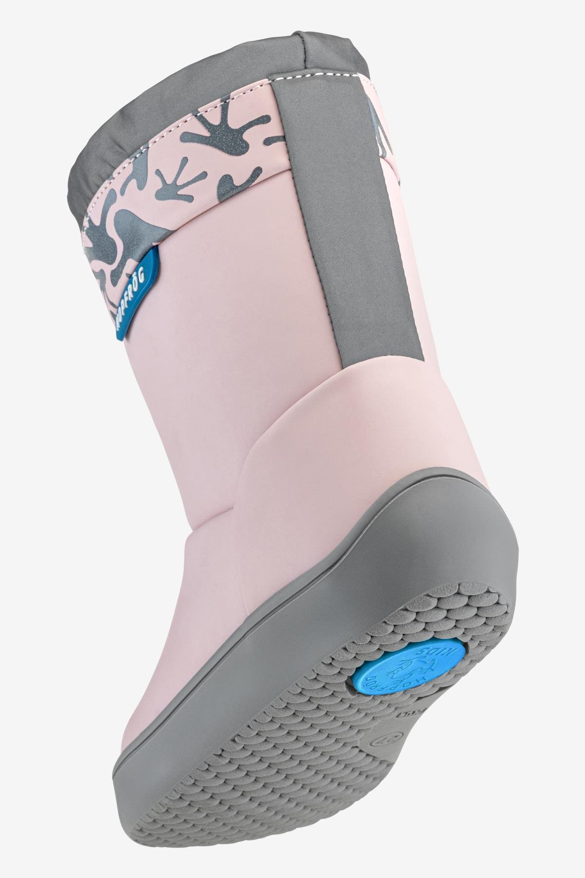 Rain Boots Süper Mat Pembe Suya ve Soğuğa Dayanıklı Barefoot Çocuk Botu - Görsel 9