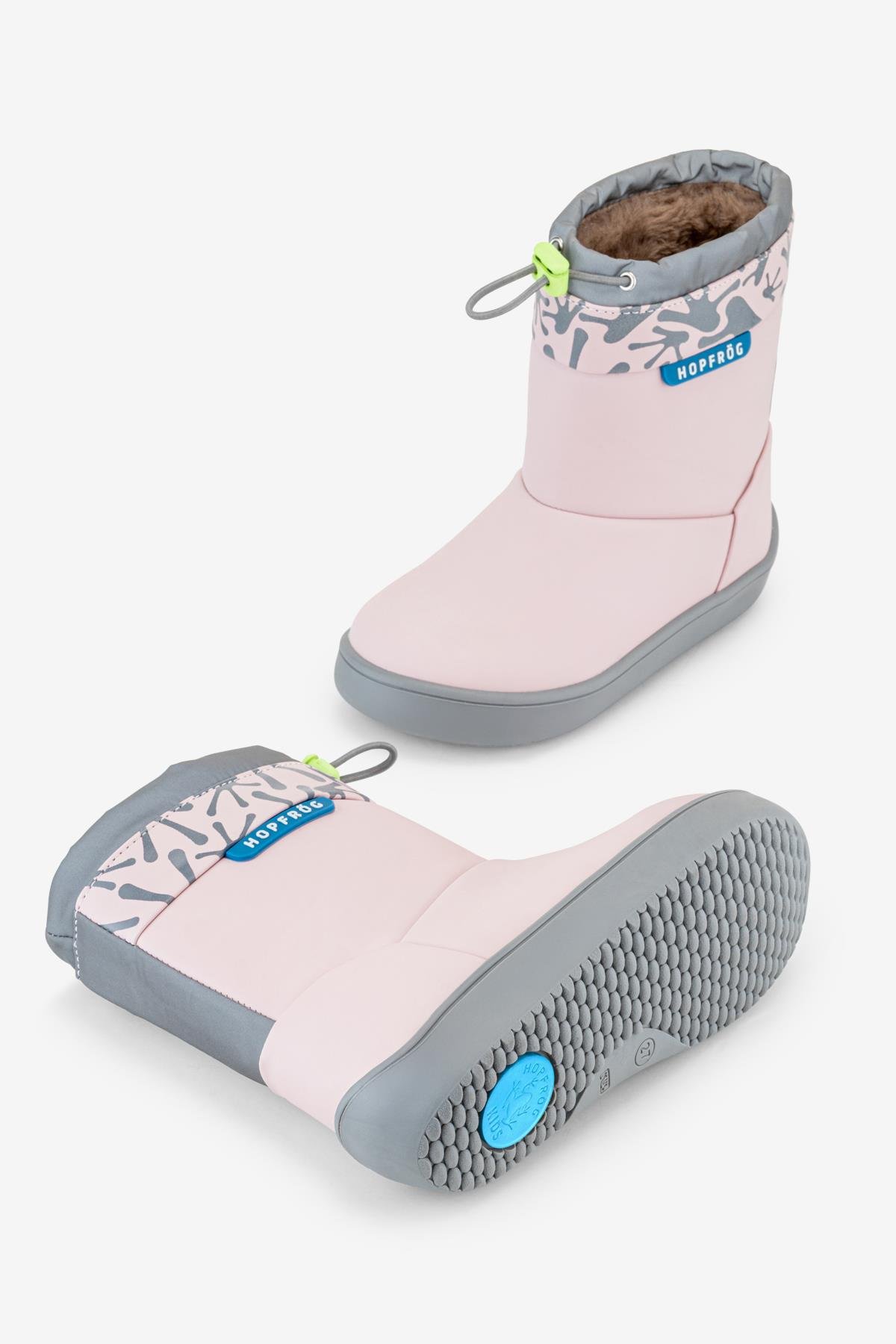 Rain Boots Süper Mat Pembe Suya ve Soğuğa Dayanıklı Barefoot Çocuk Botu - Görsel 8