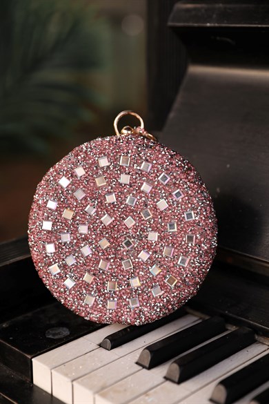 Ring Evening Dress Bag - Rose