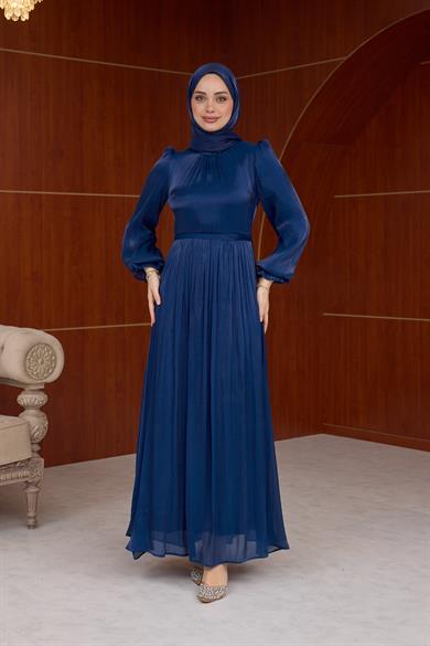 Açelya Işıltı Abiye - Lacivert