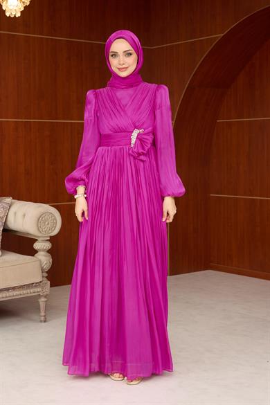Afife Tasarım Abiye - Fuşya