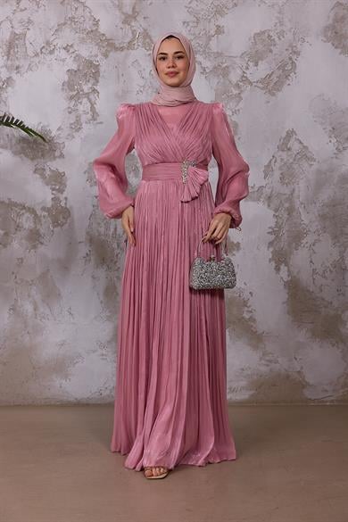 Afife Tasarım Abiye - Pembe