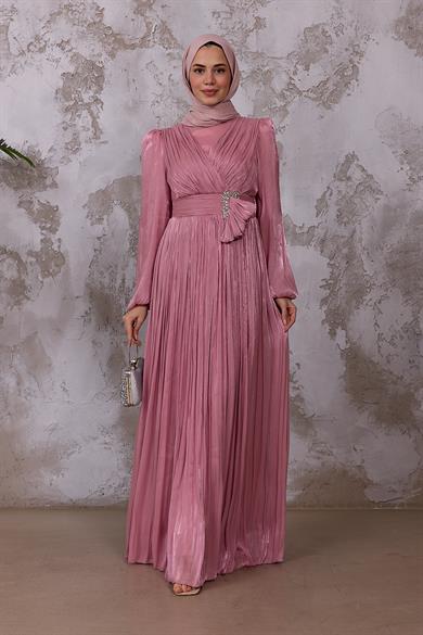 Afife Tasarım Abiye - Pembe