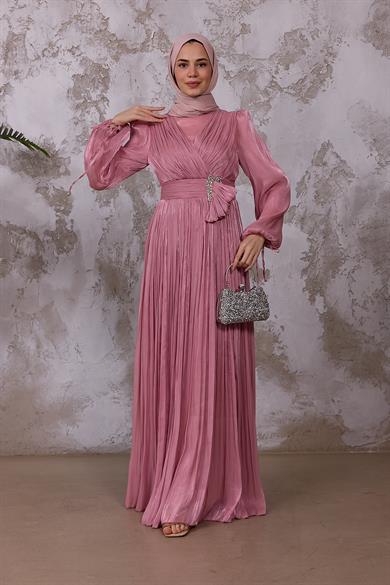 Afife Tasarım Abiye - Pembe