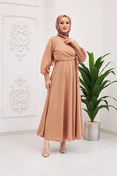 Asiye Evening Dress - Beige