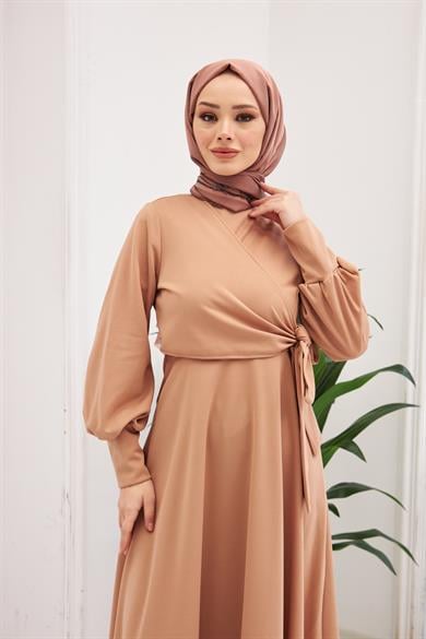 Asiye Evening Dress - Beige