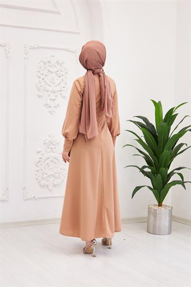 Asiye Evening Dress - Beige