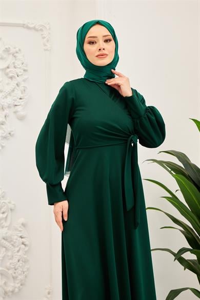 Asiye Evening Dress - Emerald Green