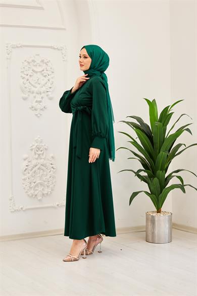 Asiye Evening Dress - Emerald Green