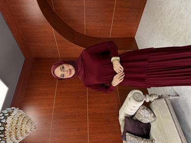 Ayça Etekli Takım - Bordo