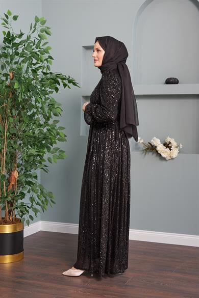 Aysel Evening Dress - Black