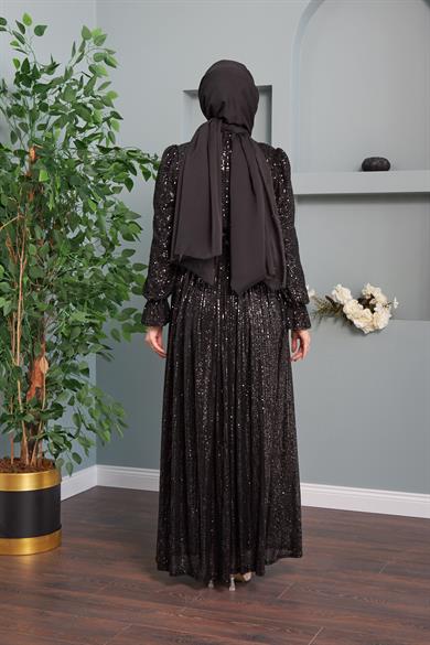 Aysel Evening Dress - Black