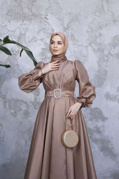 Aysun Evening Dress - Copper