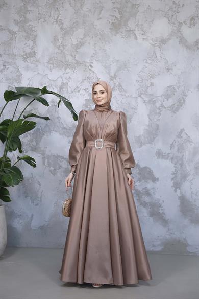 Aysun Evening Dress - Copper