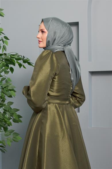 Aysun Evening Dress - Khaki