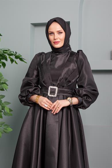 Aysun Evening Dress - Black