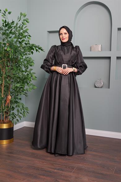 Aysun Evening Dress - Black