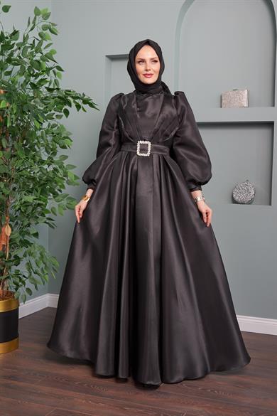 Aysun Evening Dress - Black