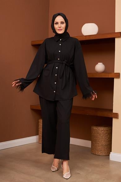 Bade Double Suit - Black