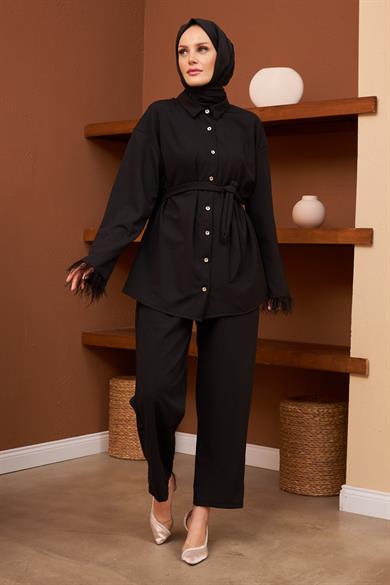 Bade Double Suit - Black