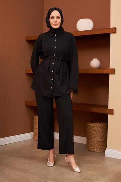 Bade Double Suit - Black