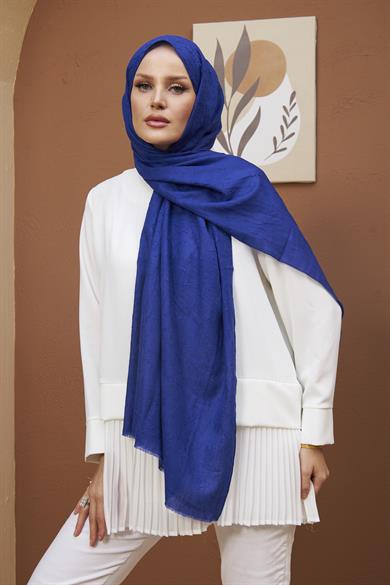 Bamboo Shawl - Saks Blue