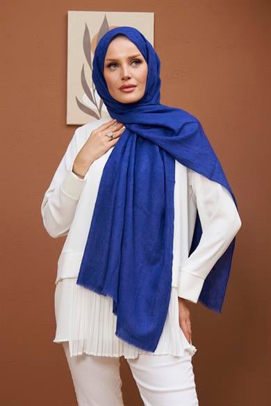 Bamboo Shawl - Saks Blue