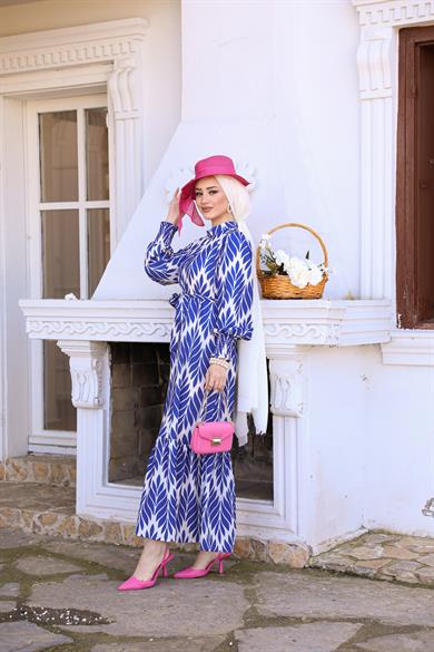 Belkis Dress - Blue