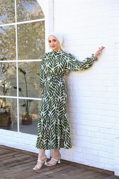 Belkıs Elbise - Yeşil