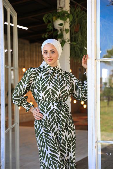 Belkıs Elbise - Yeşil