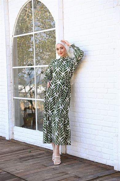 Belkıs Elbise - Yeşil