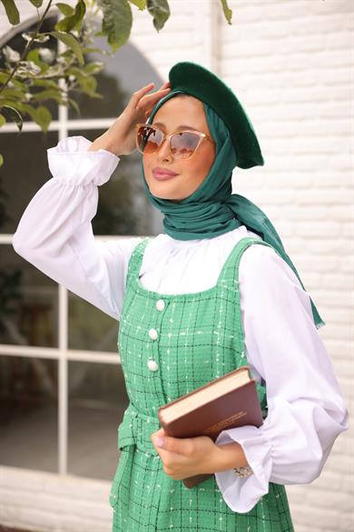 Beret Şapka - Yeşil
