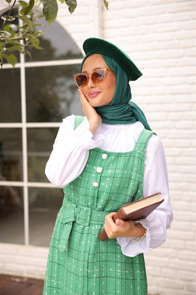 Beret Şapka - Yeşil