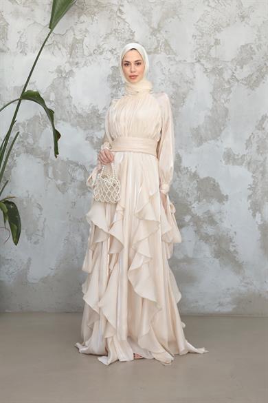 Berika Tasarım Abiye - Ekru