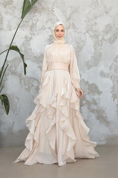 Berika Tasarım Abiye - Ekru