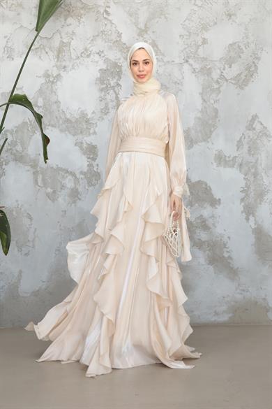 Berika Tasarım Abiye - Ekru